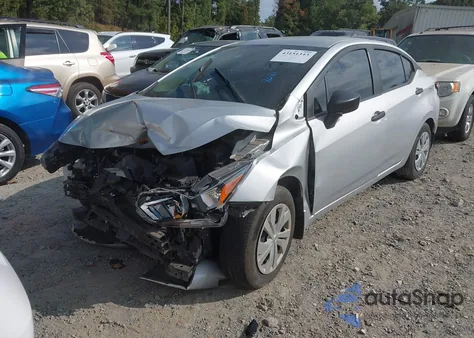 2021 Nissan Versa S Xtronic Cvt z USA, uszkodzony, nr VIN 3N1CN8DV8ML908081